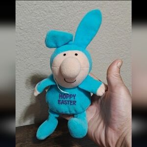 Adorable 1982 Vintage "Hoppy Easter" 7" Easter Ziggy Plush